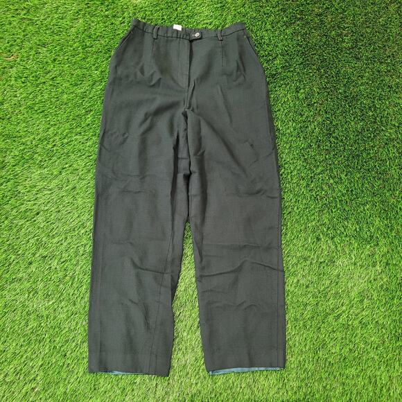 Vintage Pendleton Wool Pants Womens 4 27x27 Green Lined - Picture 1 of 16